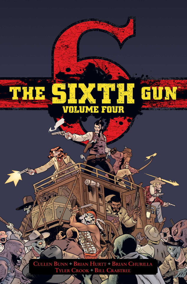The Sixth Gun Vol. 4: Deluxe Edition (The Sixth Gun) book cover by Cullen Bunn
