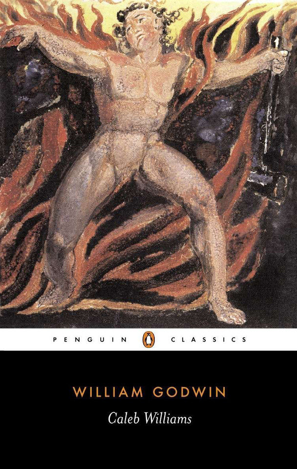 Caleb Williams book cover by William Godwin