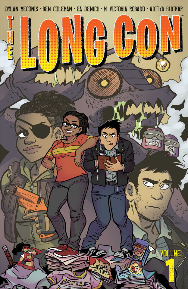 The Long Con (The Long Con) book cover by Dylan Meconis, Ben Coleman