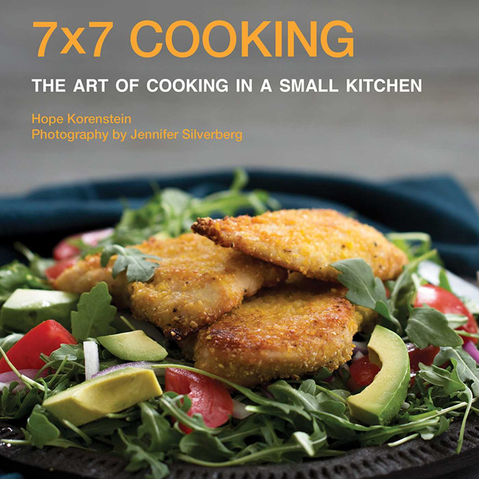 7x7 Cooking: The Art of Cooking in a Small Kitchen book cover by Hope Korenstein