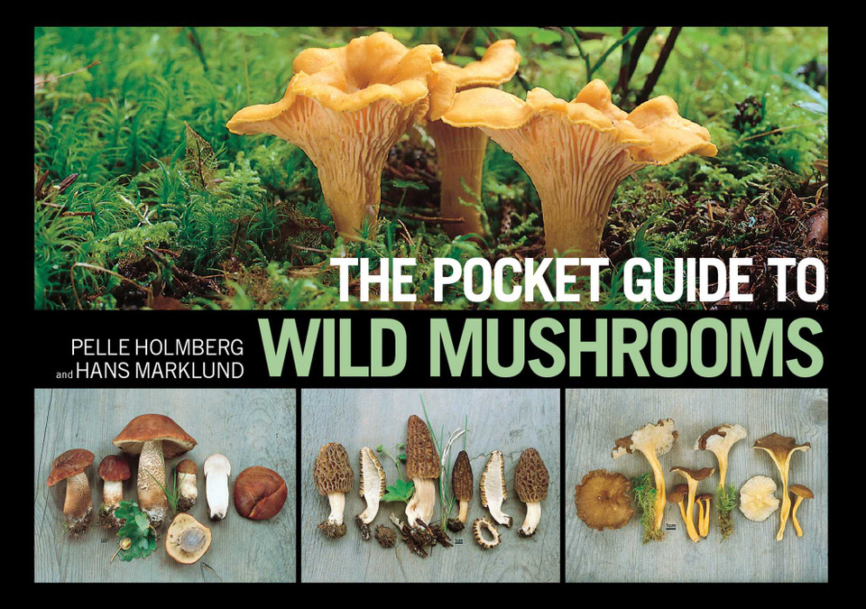 The Pocket Guide to Wild Mushrooms: Helpful Tips for Mushrooming in the Field book cover by Pelle Holmberg, Hans Marklund