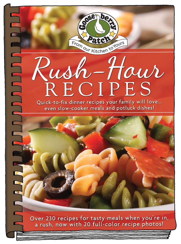 Rush-Hour Recipes: Updated with more than 20 mouth-watering photos! (Everyday Cookbook Collection) book cover by Gooseberry Patch