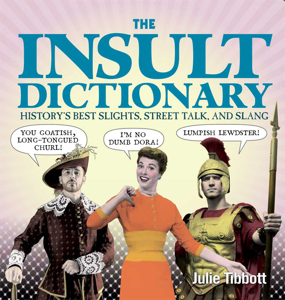 The Insult Dictionary: History's Best Slights, Street Talk, and Slang book cover by Julie Tibbott