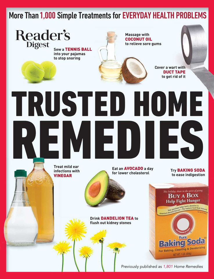 Reader's Digest Trusted Home Remedies: Trustworthy treatments for EVERYDAY HEALTH PROBLEMS (Reader's Digest Healthy) book cover by 