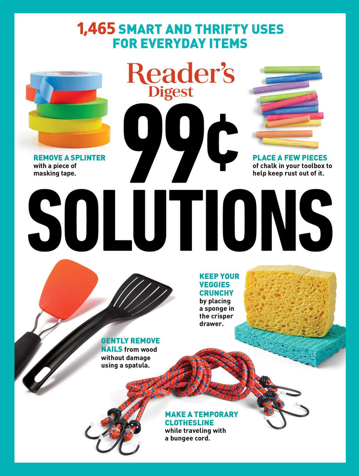 Reader's Digest 99 Cent Solutions: 1465 Smart & Frugal Uses for Everyday Items (RD Consumer Reference Series) book cover by 