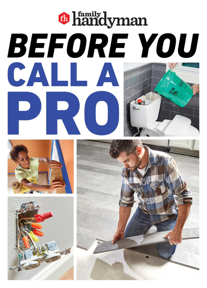 Family Handyman Before You Call a Pro: Save Money and Time with These Essential DIY Skills. (Family Handyman) book cover by 