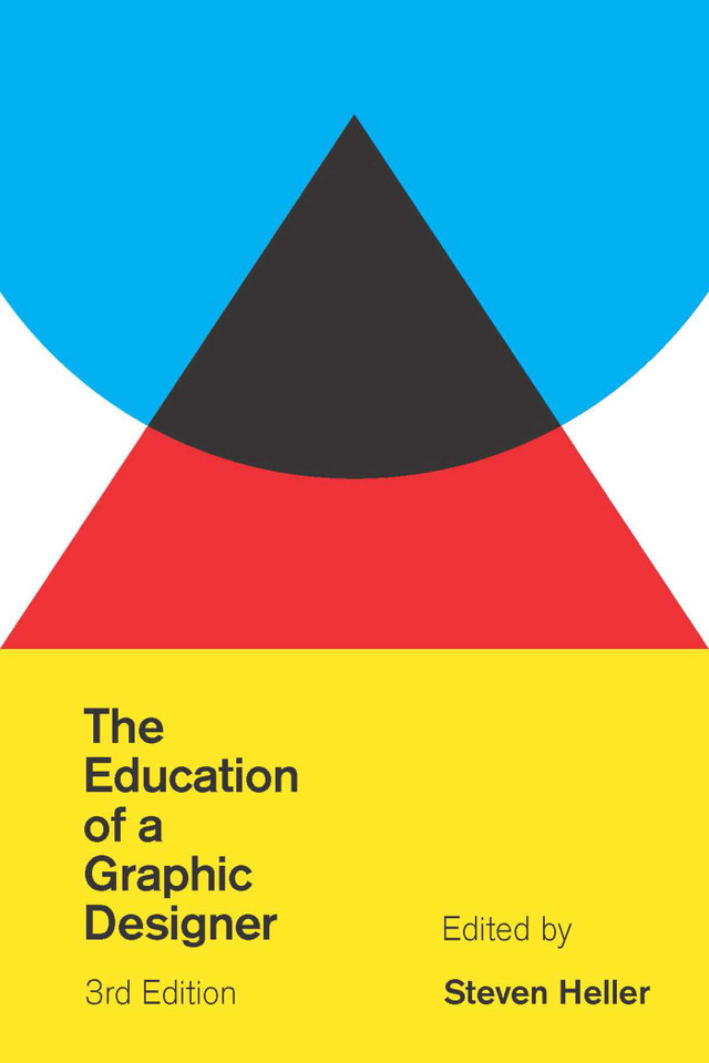 The Education of a Graphic Designer book cover by Steven Heller