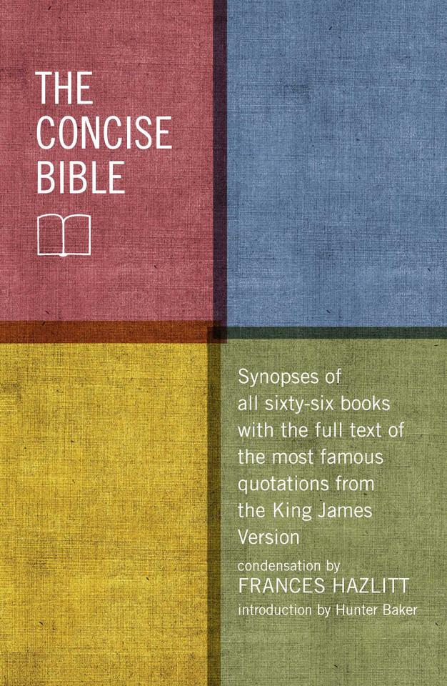 The Concise Bible book cover by Frances Hazlitt