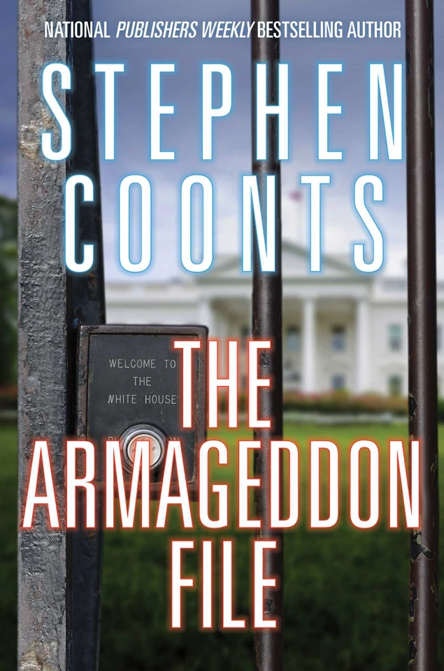 The Armageddon File (Tommy Carmellini Series) book cover by Stephen Coonts