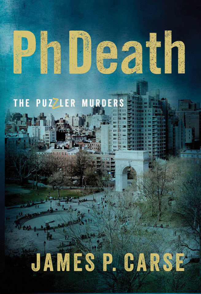 PhDeath: The Puzzler Murders book cover by James Carse