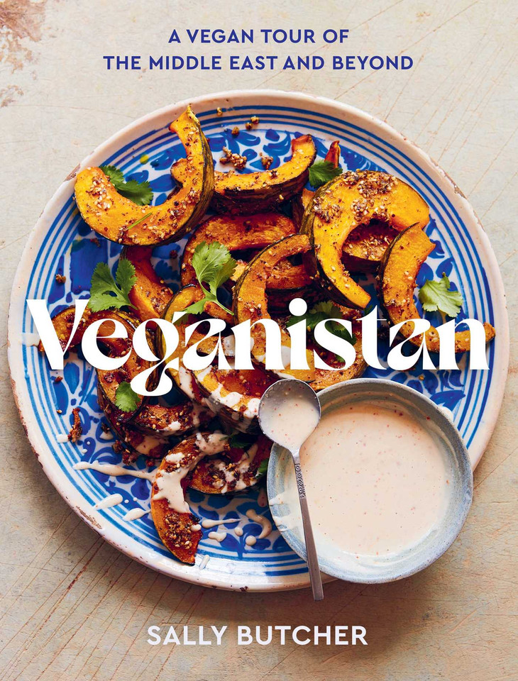 Veganistan: A Vegan Tour of the Middle East & Beyond book cover by Sally Butcher