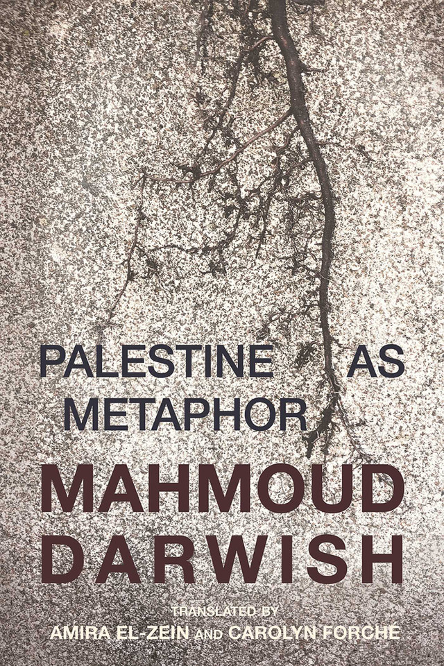 Palestine as Metaphor book cover by Mahmoud Darwish