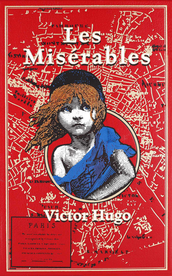 Les Misérables (Leather-bound Classics) book cover by Victor Hugo