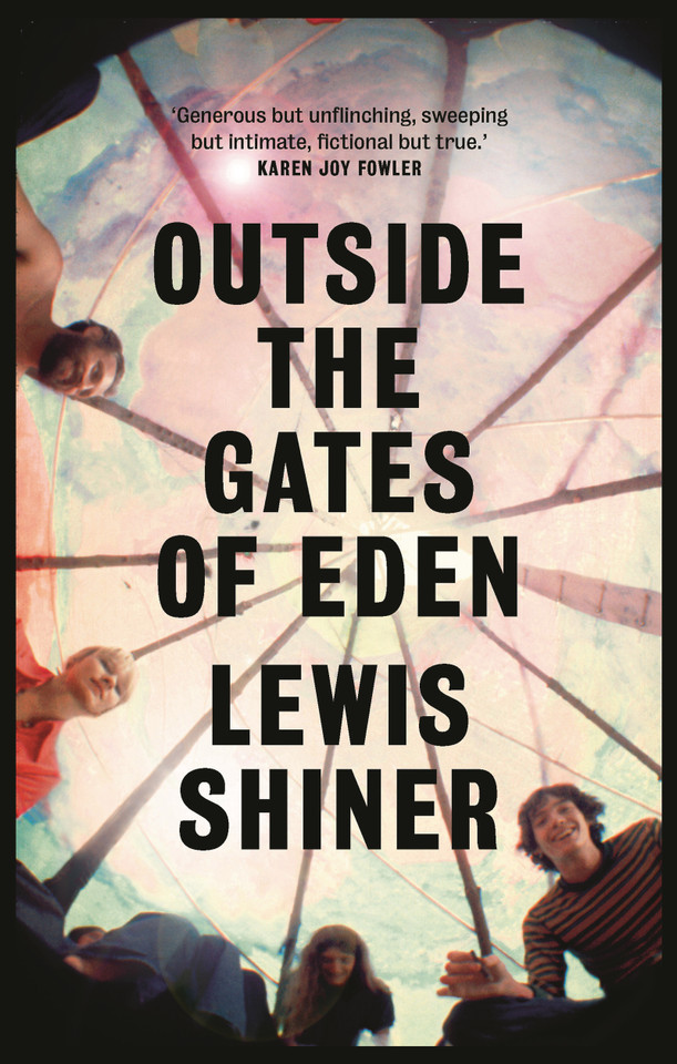 Outside the Gates of Eden book cover by Lewis Shiner