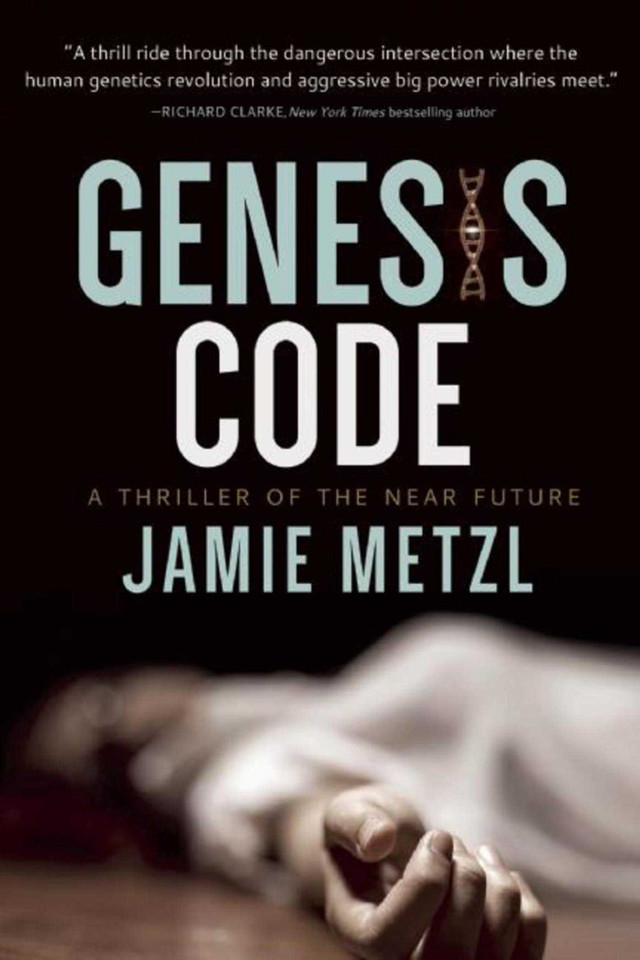 Genesis Code: A Thriller of the Near Future book cover by Jamie Metzl