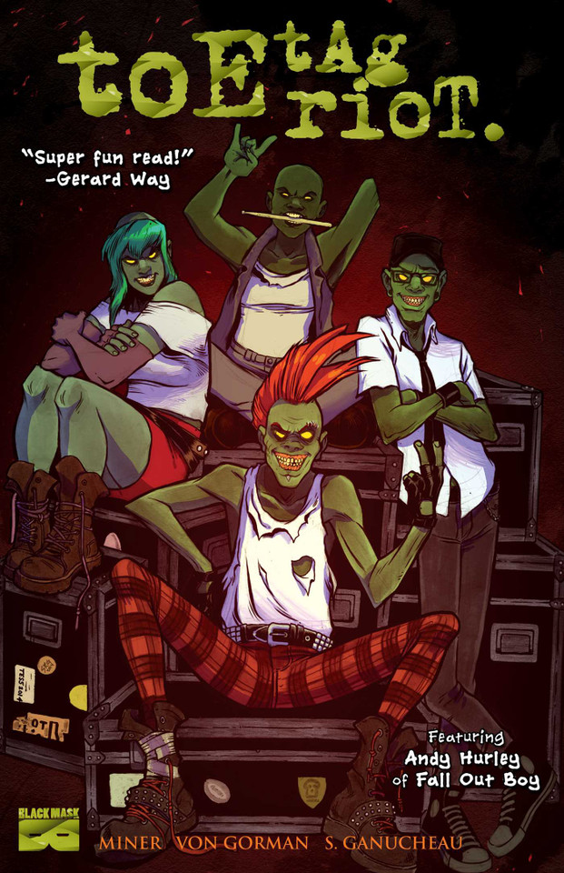 Toe Tag Riot book cover by Matt Miner