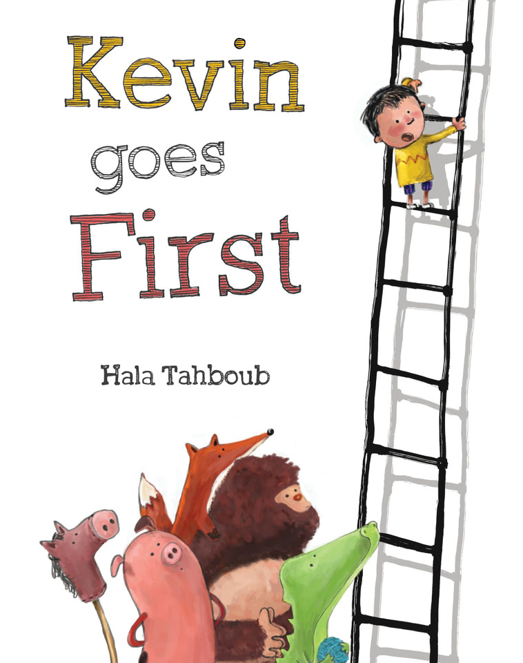 Kevin Goes First book cover by Hala Tahboub