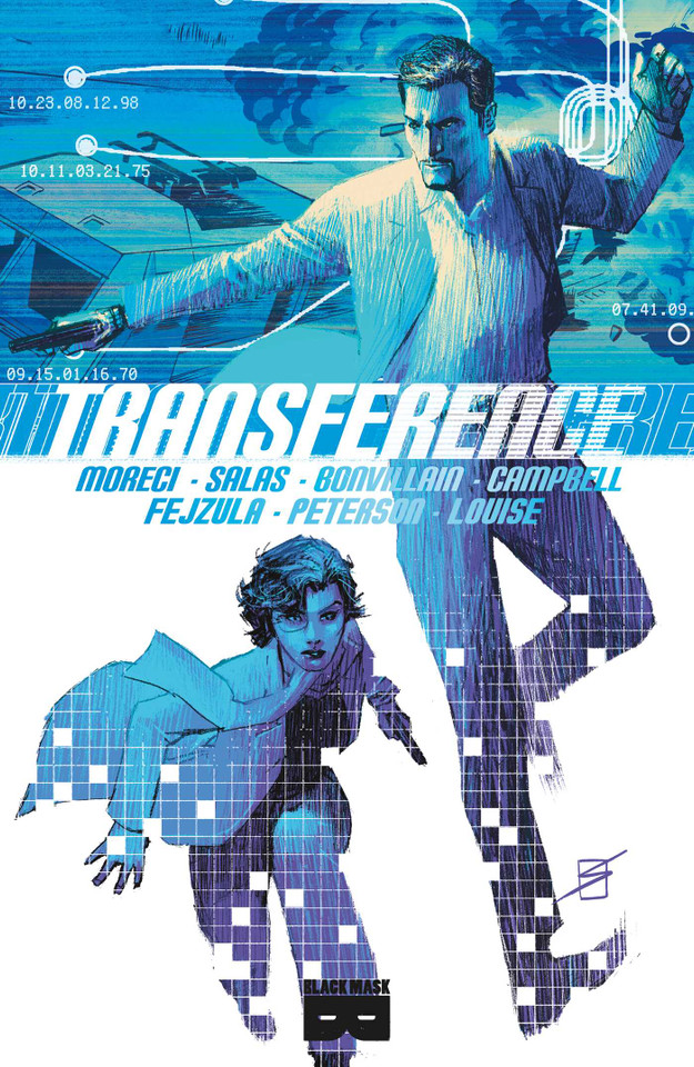 Transference book cover by Michael Moreci