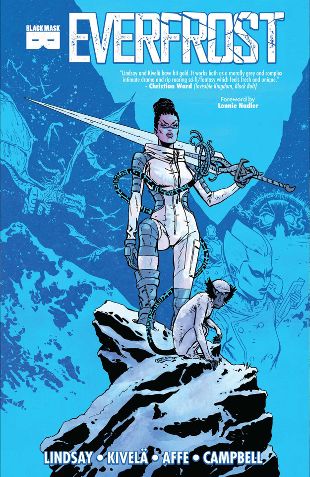 Everfrost book cover by Ryan K Lindsay
