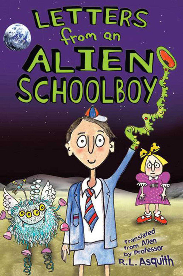 Letters from an Alien Schoolboy book cover by Ros Asquith