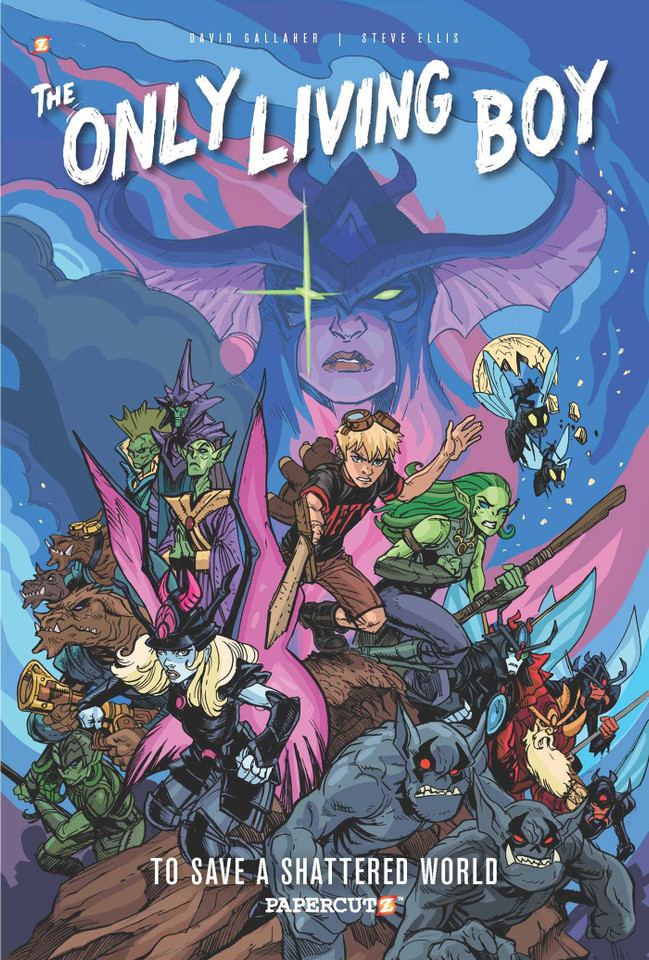 The Only Living Boy #5: To Save a Shattered World (Only Living Boy) book cover by David Gallaher