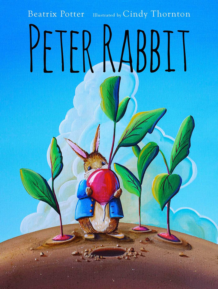 Peter Rabbit book cover by Beatrix Potter