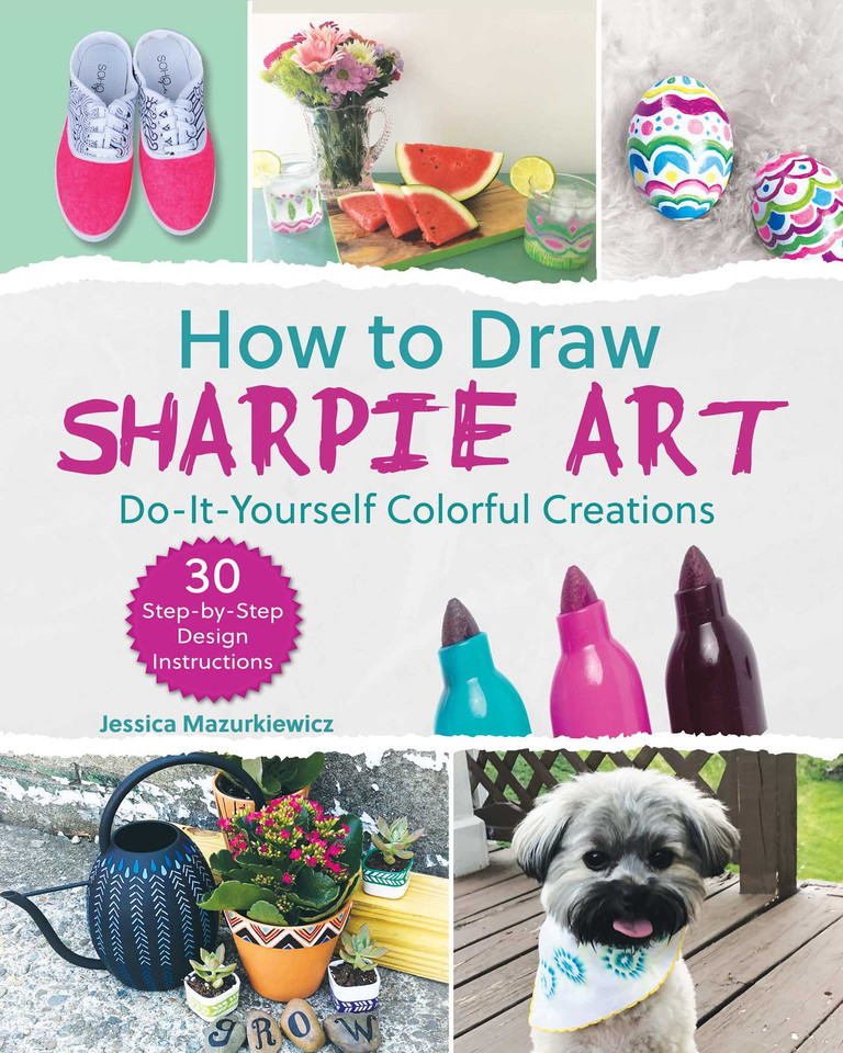 How to Draw Sharpie Art: Do-It-Yourself Colorful Creations book cover by Jessica Mazurkiewicz