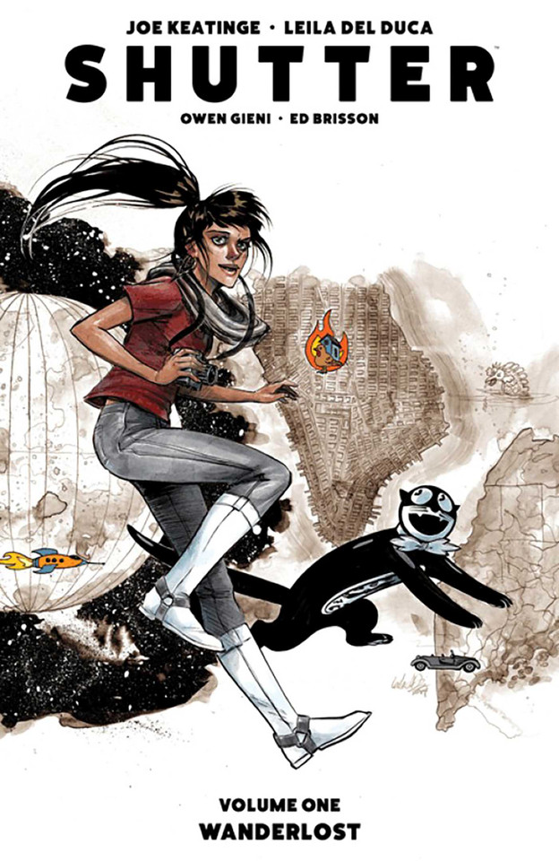 Shutter Volume 1: Wanderlost book cover by Joseph Keatinge