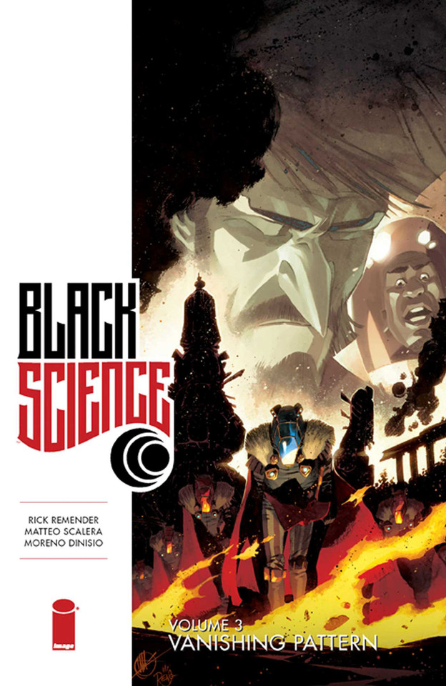 Black Science Volume 3: Vanishing Pattern (Black Science) book cover by Rick Remender
