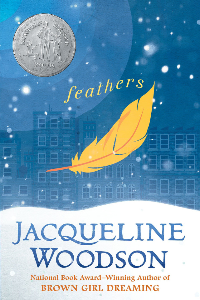 Feathers book cover by Jacqueline Woodson