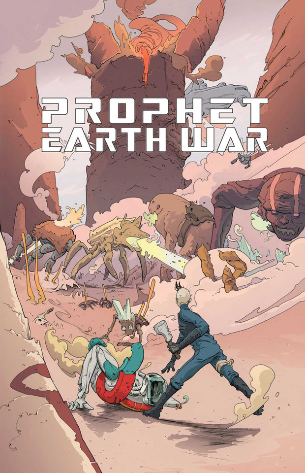 Prophet Volume 5: Earth War book cover by Brandon Graham, Simon Roy