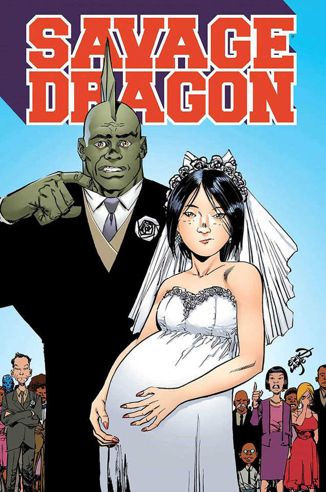 Savage Dragon: Growing Pains (Savage Dragon) book cover by Erik Larsen