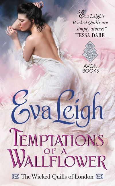 Temptations of a Wallflower: The Wicked Quills of London (Wicked Quills of London) book cover by Eva Leigh