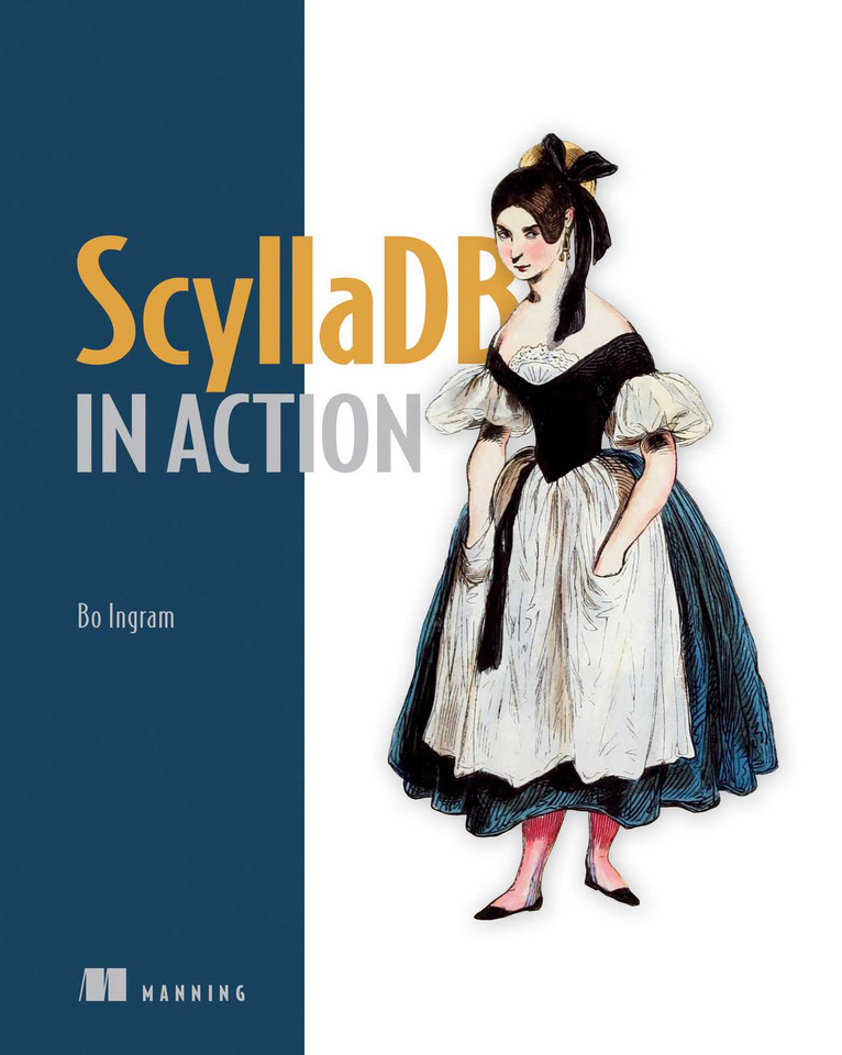 ScyllaDB in Action (In Action) book cover by Bo Ingram