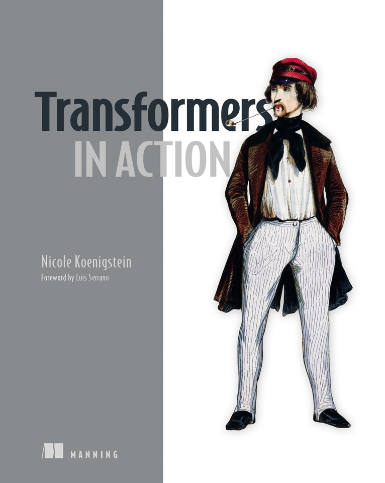Transformers in Action (In Action) book cover by Nicole Koenigstein
