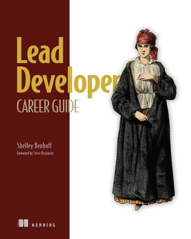 Lead Developer Career Guide book cover by Shelley Benhoff