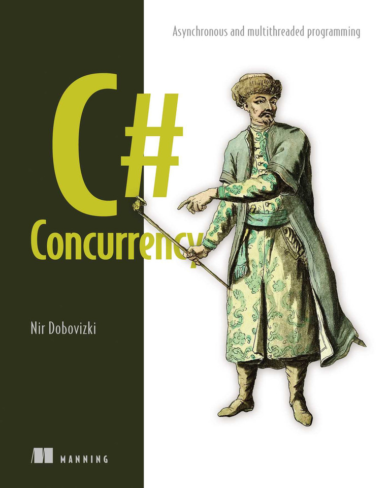 C# Concurrency: Asynchronous and multithreaded programming book cover by Nir Dobovizki