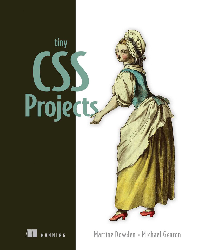 Tiny CSS Projects (Tiny) book cover by Martine Dowden, Michael Gearon
