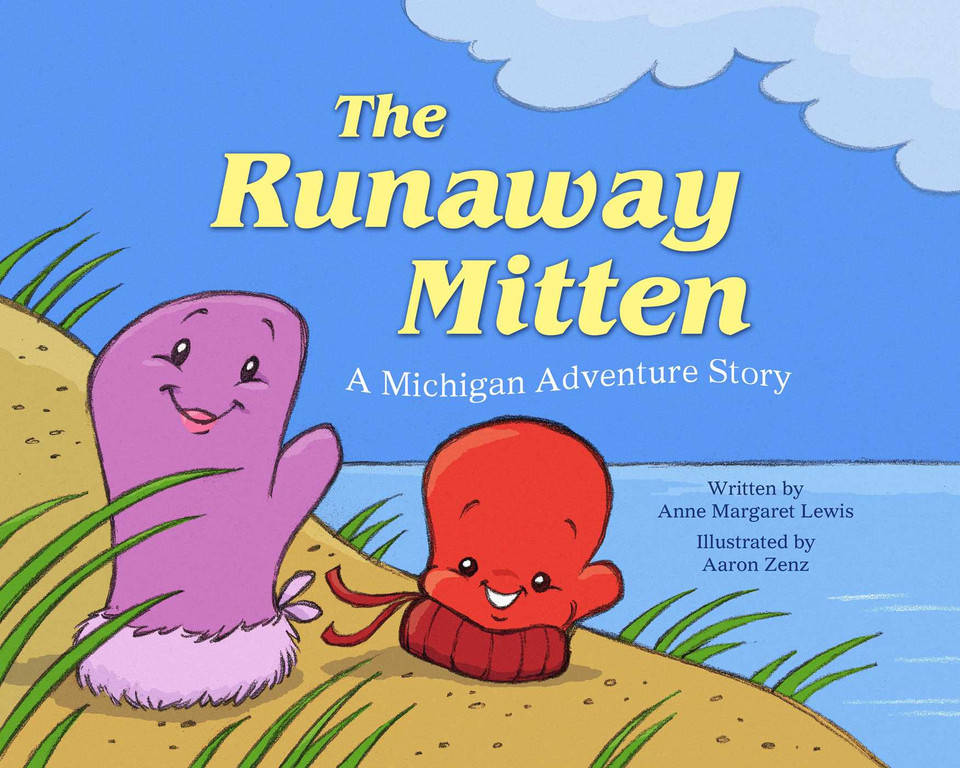 The Runaway Mitten: A Michigan Adventure Story book cover by Anne Margaret Lewis
