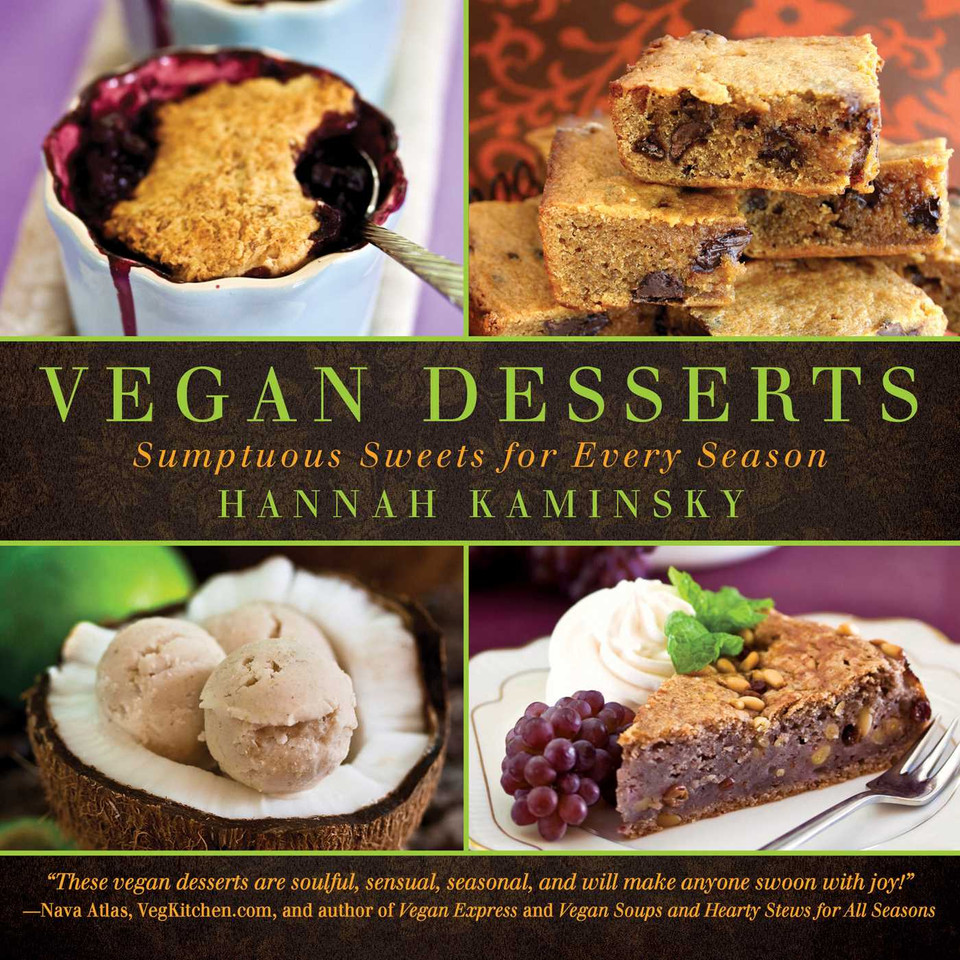 Vegan Desserts: Sumptuous Sweets for Every Season book cover by Hannah Kaminsky