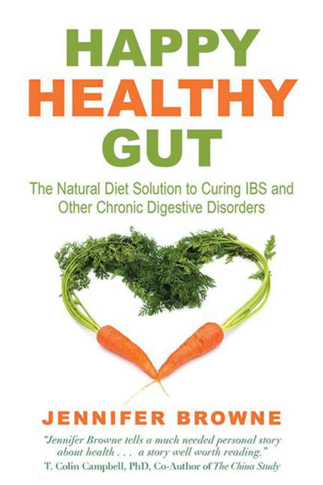 Happy Healthy Gut: The Plant-Based Diet Solution to Curing IBS and Other Chronic Digestive Disorders book cover by Jennifer Browne