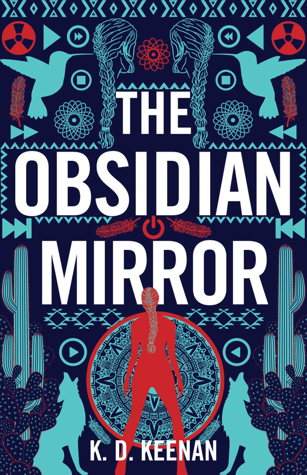 The Obsidian Mirror book cover by K.D. Keenan