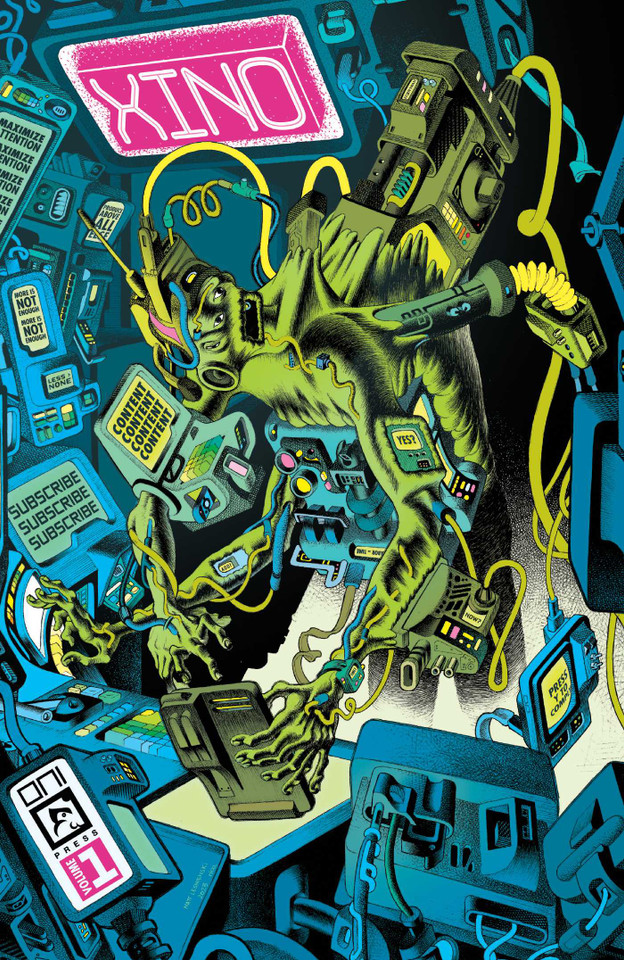 XINO book cover by Phil Hester, David Lapham, Maria  Lapham, Melissa  Flores, Alex Segura, Dan McDaid, Andrew  Carl, Chris  Condon, David  Hahn, Justin  Jordan, Hagai  Palevski, Alissa  Sallah, Jordan  Thomas, François Vigneault, Connor  Willumsen