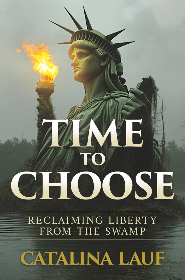 Time to Choose: Reclaiming Liberty from the Swamp book cover by Catalina Lauf
