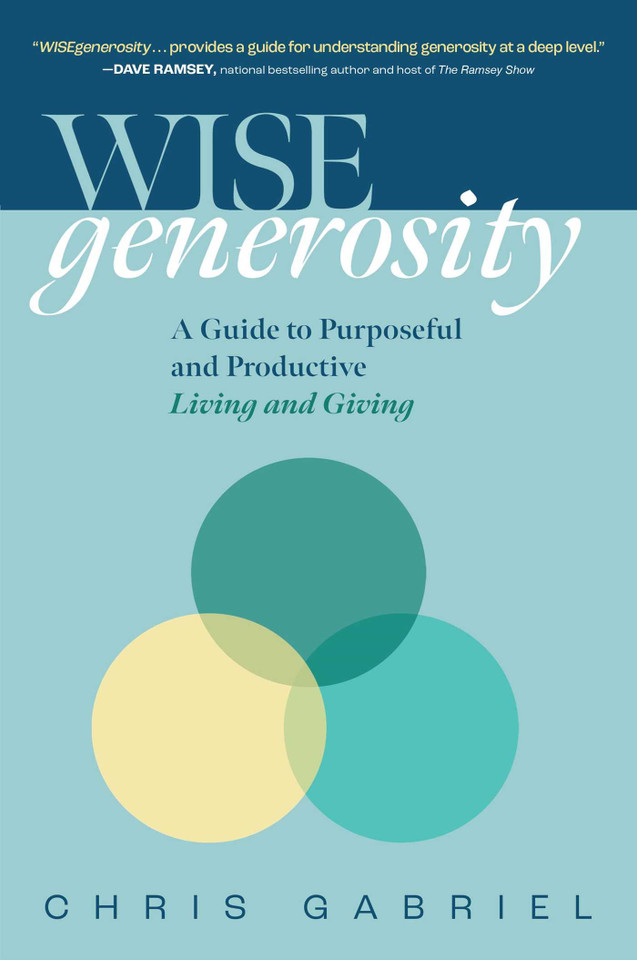 WISEgenerosity: A Guide for Purposeful and Practical Living and Giving book cover by Christopher Gabriel
