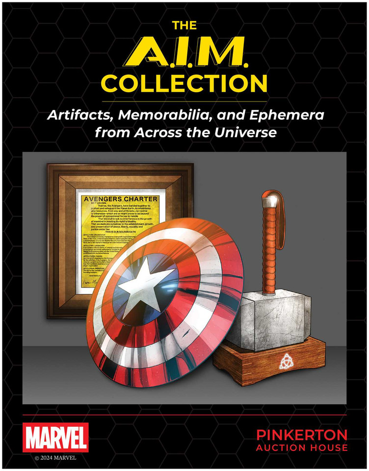 Marvel's The A.I.M. Collection: Artifacts, Memorabilia, and Ephemera from Across the Universe book cover by Robb Pearlman