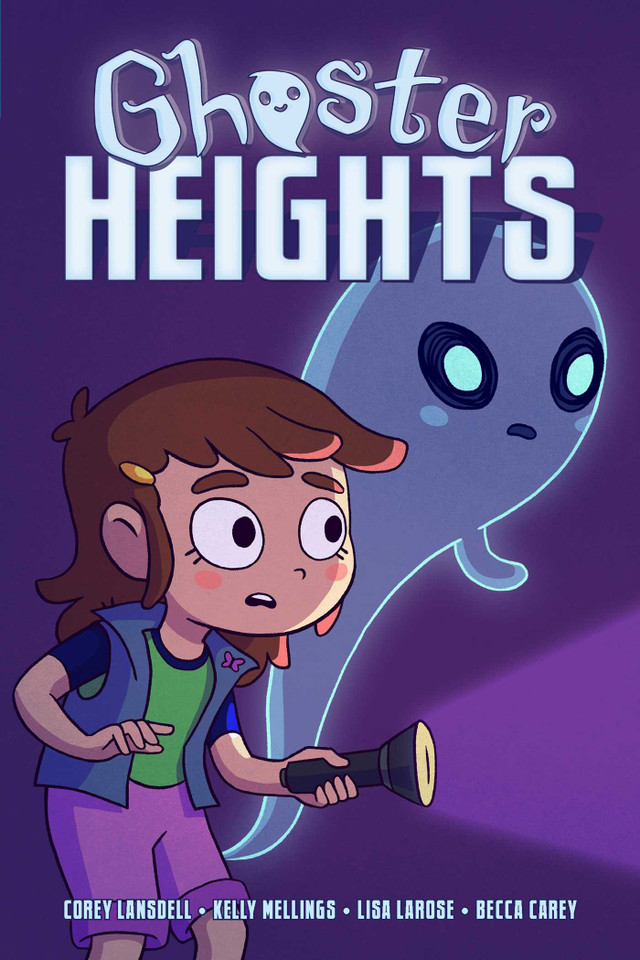 Ghoster Heights book cover by Corey Lansdell, Kelly Mellings