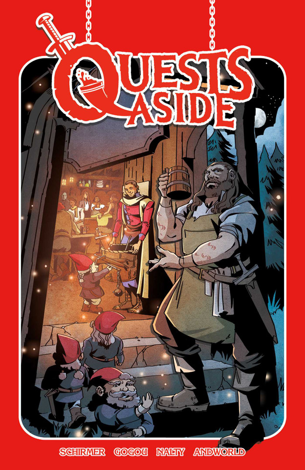 Quests Aside Vol. 1: Adventurers Anonymous book cover by Brian Schirmer