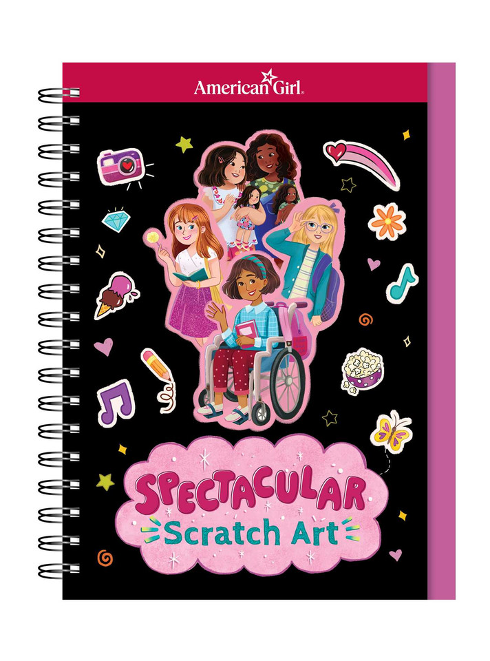 American Girl: Spectacular Scratch Art (American Girl® Activities) book cover by American Girl