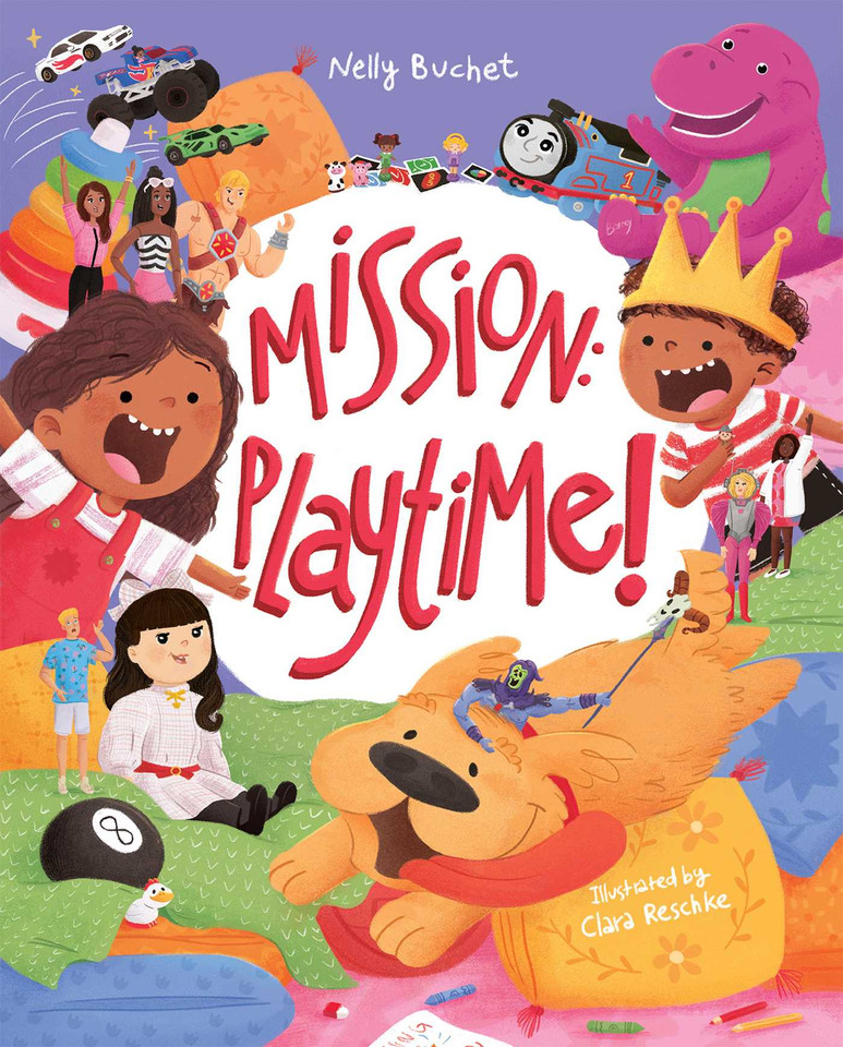 Mission: Playtime! book cover by Nelly Buchet